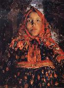 Filip Andreevich Malyavin The village girl Norge oil painting reproduction